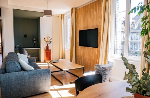 Moyenneville Apartment | Appartement La Cabine - Baie Marine - Baie de Somme - Family - Air conditioning.