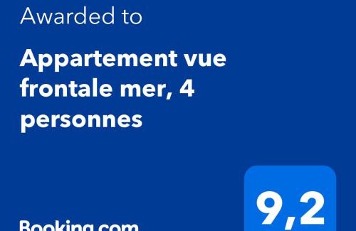 Bray-Dunes Apartment | Appartement vue frontale mer, 4 personnes