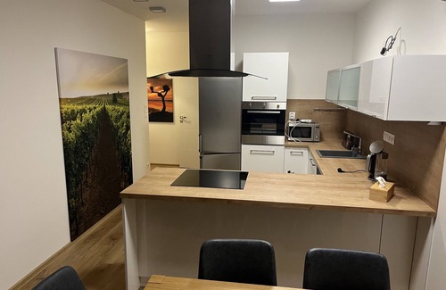 Mikulov Apartment | Appartment Mikulov gardens A2 - the view to romantic castle + gardens, NEW HOUSE