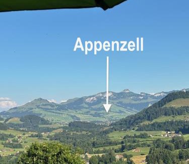 Stein Apartment | Appenzellerland, 2 Zimmer Ferienwohnung mit Aussicht