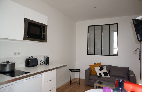 Portbail Apartment | Appt 2Pièces 25m² 2 pers au 1er étage vue sur le havre de Portbail