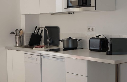 Portbail Apartment | Appt 2Pièces 25m² 2 pers au 1er étage vue sur le havre de Portbail