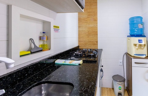 Sao Vicente de Paula Apartment | Apt 2 bedrooms air cond and wifi just across the street and is on the beach of the fort.