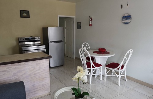St. Lawrence Gap Apartment | Apt 5 Balcony Rock - Air conditioned apartment 6 minutes walk from the beach