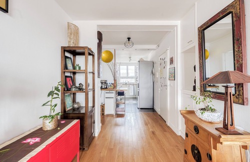 Quartier de Javel Apartment | Apt 60m² with balcony, Eiffel Tower view from room, ideal for 4 persons