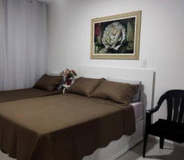 Boa Vista Apartment | APT Completo - Ar-condicionado, Wi-FI, piscina, garagem, portaria - aconchegante