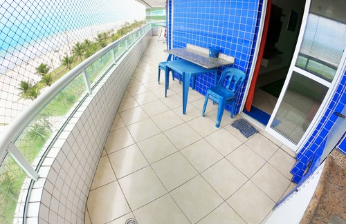 Balneario Paqueta Apartment | Apt facing the sea. Balcony with Barbecue and Spectacular View of the Beach