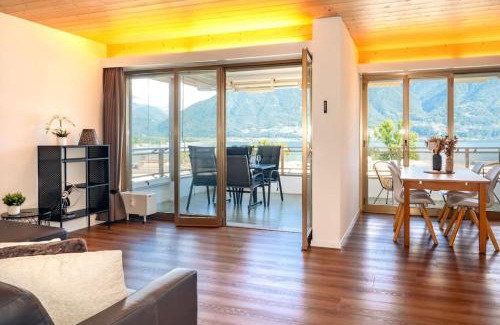 Minusio Apartment | Apt Marlis 180 lake view Swimming Pool and Parking