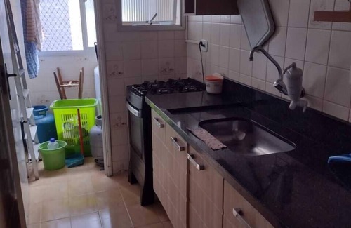 Jardim Imperador Apartment | Apt Pé na Areia 2 bedrooms 2 bathrooms in front of the sea Wi-Fi 250 Mb Up to 10x without interest card