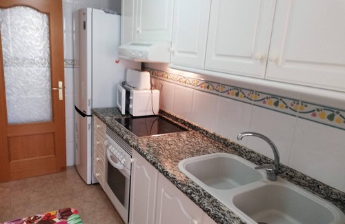 Xeraco Apartment | Apt. with two bedrooms, large terrace with awning and sea and pool views!