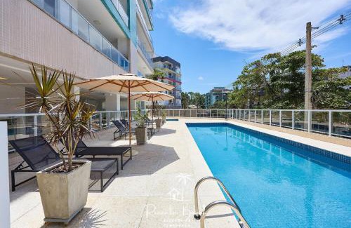 Praia Grande Apartment | apto com piscina aquecida sauna e churrasqueira