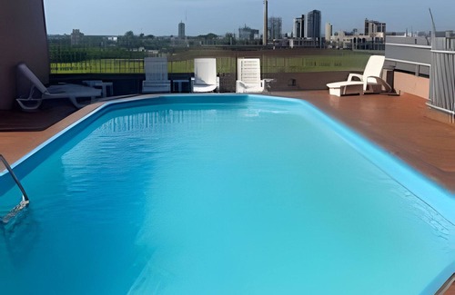 Foz do Iguacu Apartment | APTO decorado 5 hospedes AC e piscina