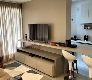 Jurere Apartment | Apto Elegante com Localização Privilegiada e Rooftop incrível