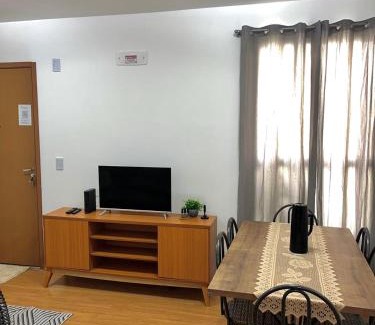 Portal do Sol Apartment | Apto Novo Completo em Condominio com 2 Quartos, WiFi 650 mb