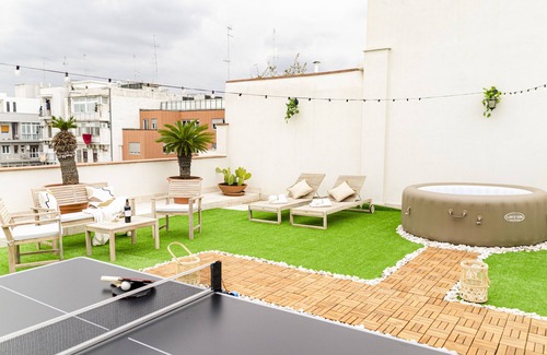 Municipio 1 House | [apulialux] Private 100mq Rooftop Oasis w Jacuzzi