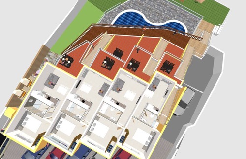 Aios Apartment | AQUA II. Apt.1 Room Terrace-Sea Views.