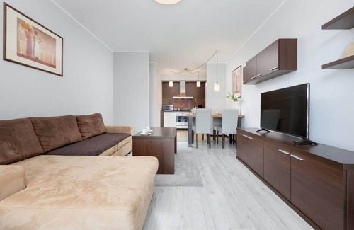 West Pomeranian Voivodeship Apartment | Aquarius 110 Kołobrzeg | Seaside Apartment | Swimming Pool & Jacuzzi | Balconies
