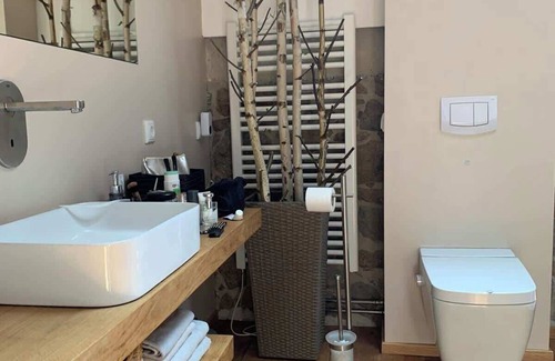 Buhlau Apartment | Architect-designed apartment with sauna and whirlpool tub