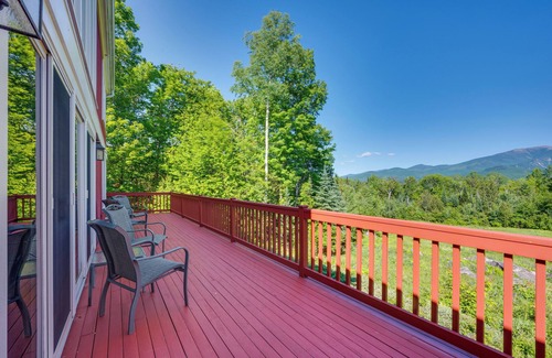 Franconia House | Architect-Designed Franconia Home: Hot Tub & Views