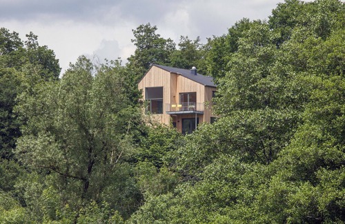 Schutz House | Architect house, new building of wooden house 2015 on 4000 m2 of meadows