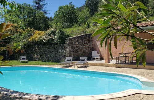 Saint-Paul-le-Jeune House | Ardèche Sud Gite Fleur d'Acacia 6 people Swimming pool 11m*5 Land 4500m2