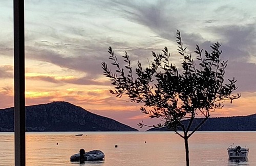Messinia Apartment | Art Studios Gialova Navarino Maizonette Sea view balcony 5" walk to the beach.