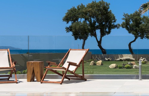 Kolymbari Villa | Artemis Villa, Beachfront Retreat with Heated Pool