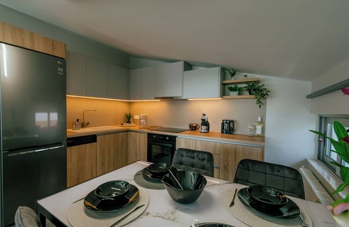 Malevizi Condo | ARTica condo 2 - Bright Loft with terrace, near Ammoudara & Heraklion. Parking