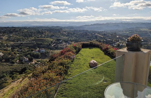 Fallbrook House | Artist-Designed Mountain-top Retreat with View, Garden, Orchard, Lawn & Steinway
