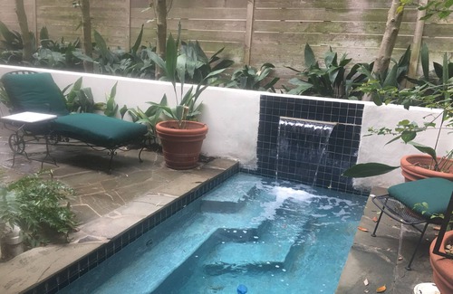 Greenway Plaza-Upper Kirby House | Artist’s Library; Private Swimming Pool in River Oaks Area
