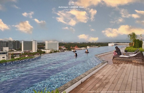 Chang Khlan Condo | Astra Sky River, Rooftop pool full facilities