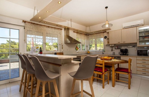 Asgourou Villa | Athina's Pool Villa with Heated Pool