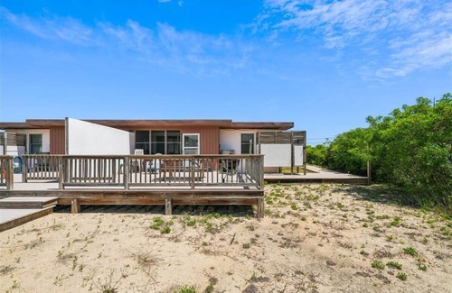 Kitty Hawk House | ATLANTIC BREEZES SOUTH - This airy duplex is steps from the beach!
