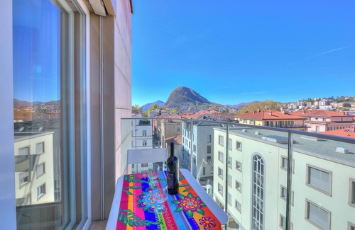 Lugano Apartment | Attico Al Parco With Airconditioning