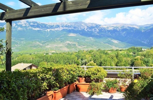 Pratola Peligna Apartment | ATTICO D'ANDREA - Beautiful penthouse with a view and a panoramic terrace