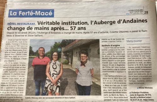 La Barbere Hotel | Auberge d'Andaines