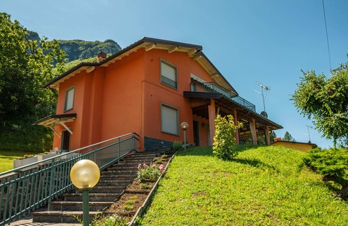 Monasterolo del Castello Apartment | Aunt Maria's - Torrezzo Apartment. Your terrace on Lake Endine