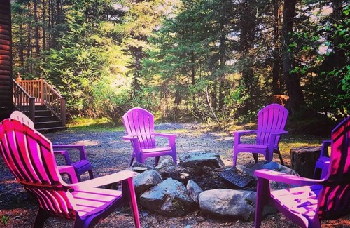 Bear Creek Cabin | Aurora Skies Lodging - Private Cabin with Open Loft Bedroom - Sleeps 3-6