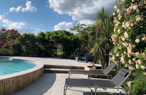 Saint Alban Auriolles House | Authentic, comfortable house in a green setting. Swimming pool, pétanque.