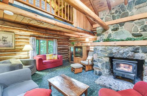 Glidden House | Authentic Log Cabin with Private Pond in Glidden