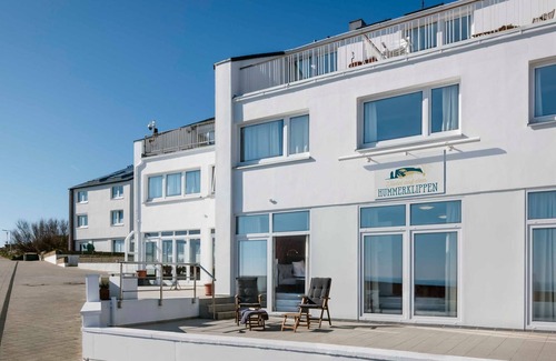 Helgoland House | Author's double room on the lake side with balcony / terrace - hotel on the lobster cliffs