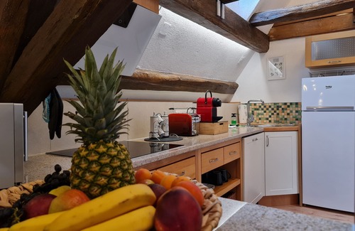 Kandel Apartment | AVAHOME: Loft-style apartment in the middle of Kandel, WLAN, kitchen, Netflix, parking spaces