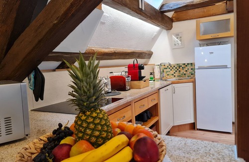 Kandel Apartment | AVAHOME: Loft-style apartment in the middle of Kandel, WLAN, kitchen, Netflix, parking spaces