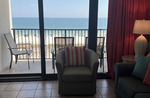 Gulf Shores Condo | Awesome Beach view 2 Br/2ba SLEEPS 6-8 near “The Hangout” IWW 479 oceanfront