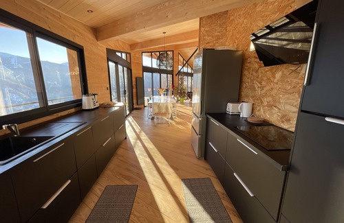 Ignaux Ski Chalet | Ax le Chalet Dignaux vue Panoramique sur la Vallée D'ax