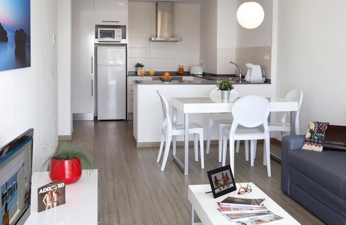 San Antonio Bay Apartment | AXBEASA-1BDCV/⚝Beachfront 2 Pools + ☘ SPA & Gym + Sauna & HotTub