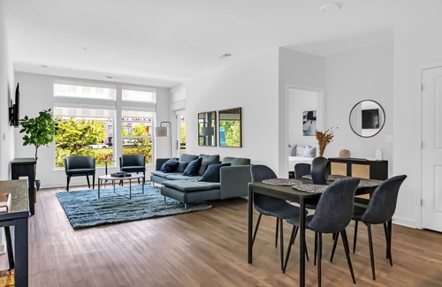 McLean Apartment | Azure Escape 2BR/2BTH: Tysons Oasis with Gym/Pool/Huddle Rooms + Parkingn