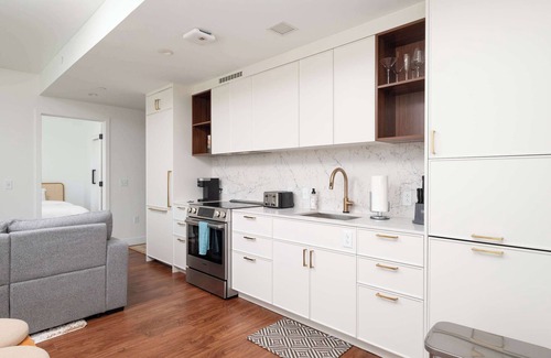 Bay Village Apartment | Back-Bay Lux Central 2BR Condo with Rooftop and Parking