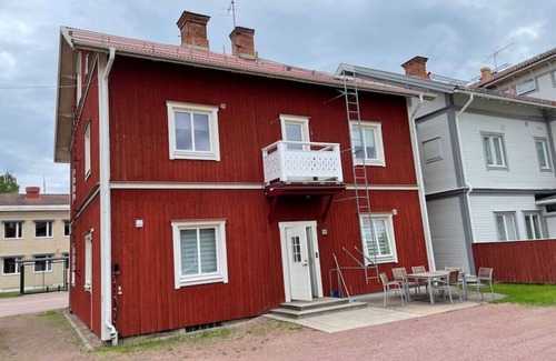 Mora Condo | "Bagaren" just beside the Vasaloppet finish line portal