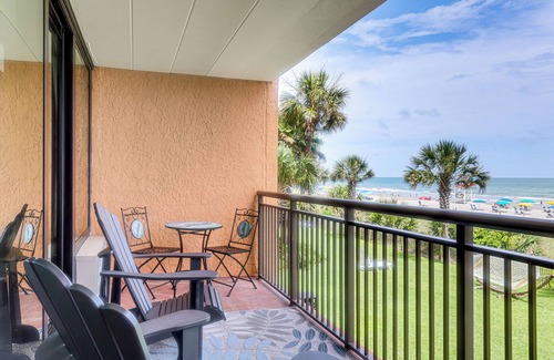 Myrtle Beach Condo | Balcony + Resort Perks: Myrtle Beach Escape
